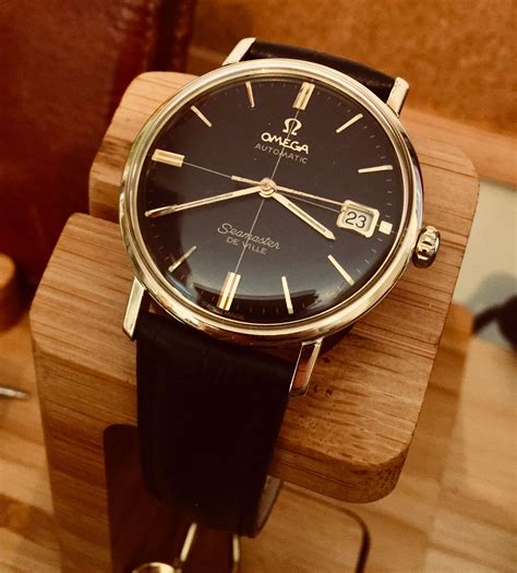 OMEGA Black Gold Filled Wristwatches for sale 